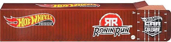 Hot Wheels Ronin Run Container Set, 5 1:64 Scale Premium Cars in Collectible Container