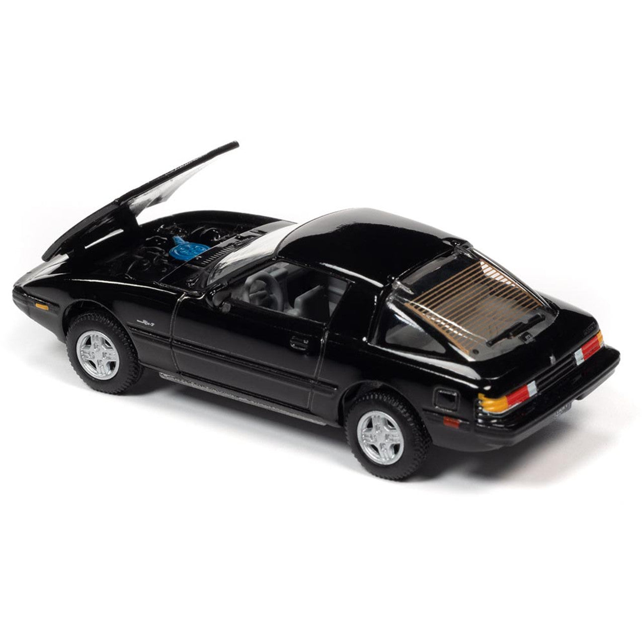 1981 Mazda RX7 - Brilliant Black  1:64 Scale Diecast Replica Model by Johnny Lightning