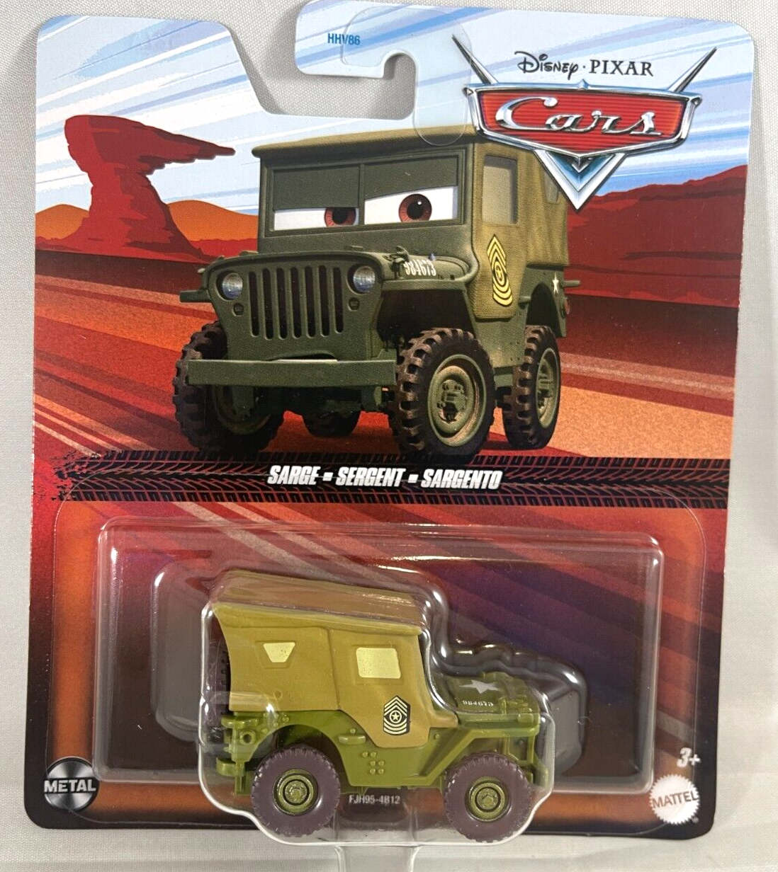 Disney Pixar Cars Sarge Metal Series Diecast New 2022 1:55 Scale