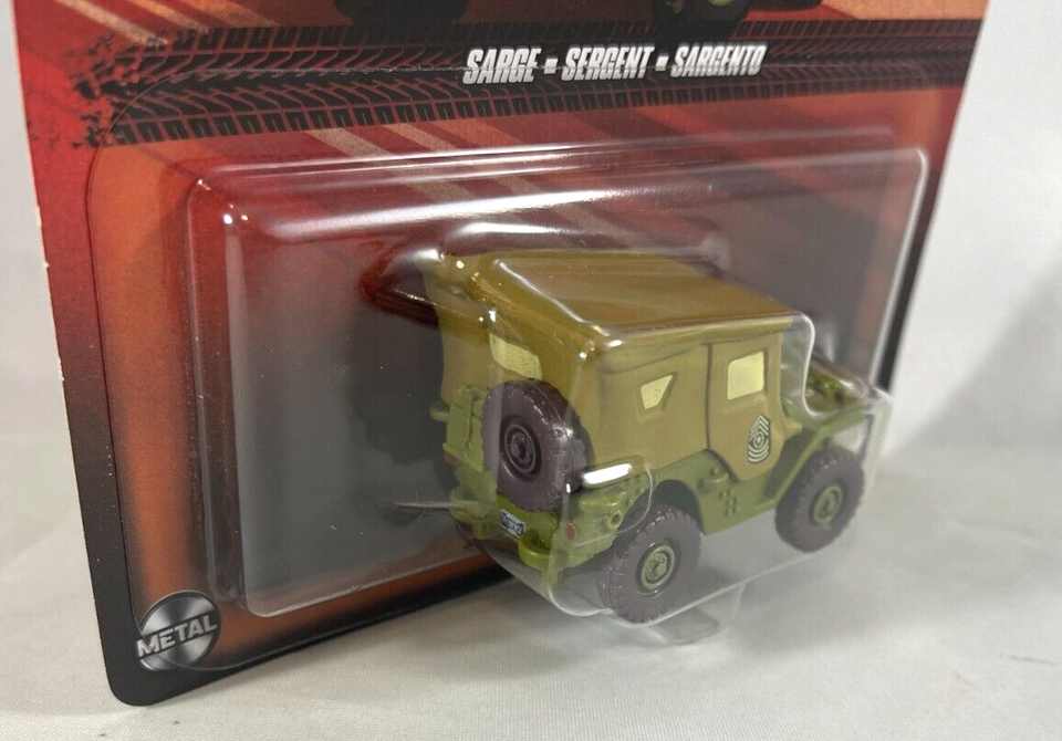 Disney Pixar Cars Sarge Metal Series Diecast New 2022 1:55 Scale