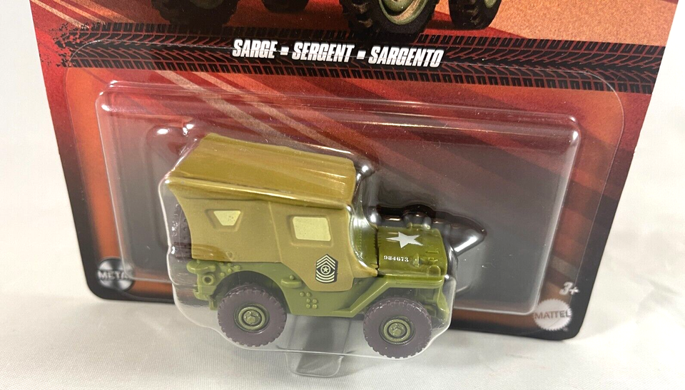 Disney Pixar Cars Sarge Metal Series Diecast New 2022 1:55 Scale