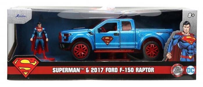 2017 DC Comics Ford F-150 Raptor Superman + 1/32 JADA "33092" with Figure