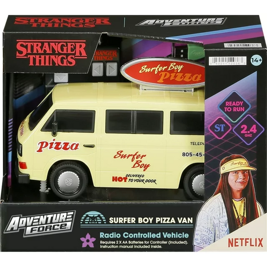 Stranger Things Remote Control Surfer Boy Pizza Van RC 2.4 GHz