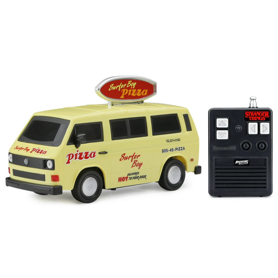 Stranger Things Remote Control Surfer Boy Pizza Van RC 2.4 GHz