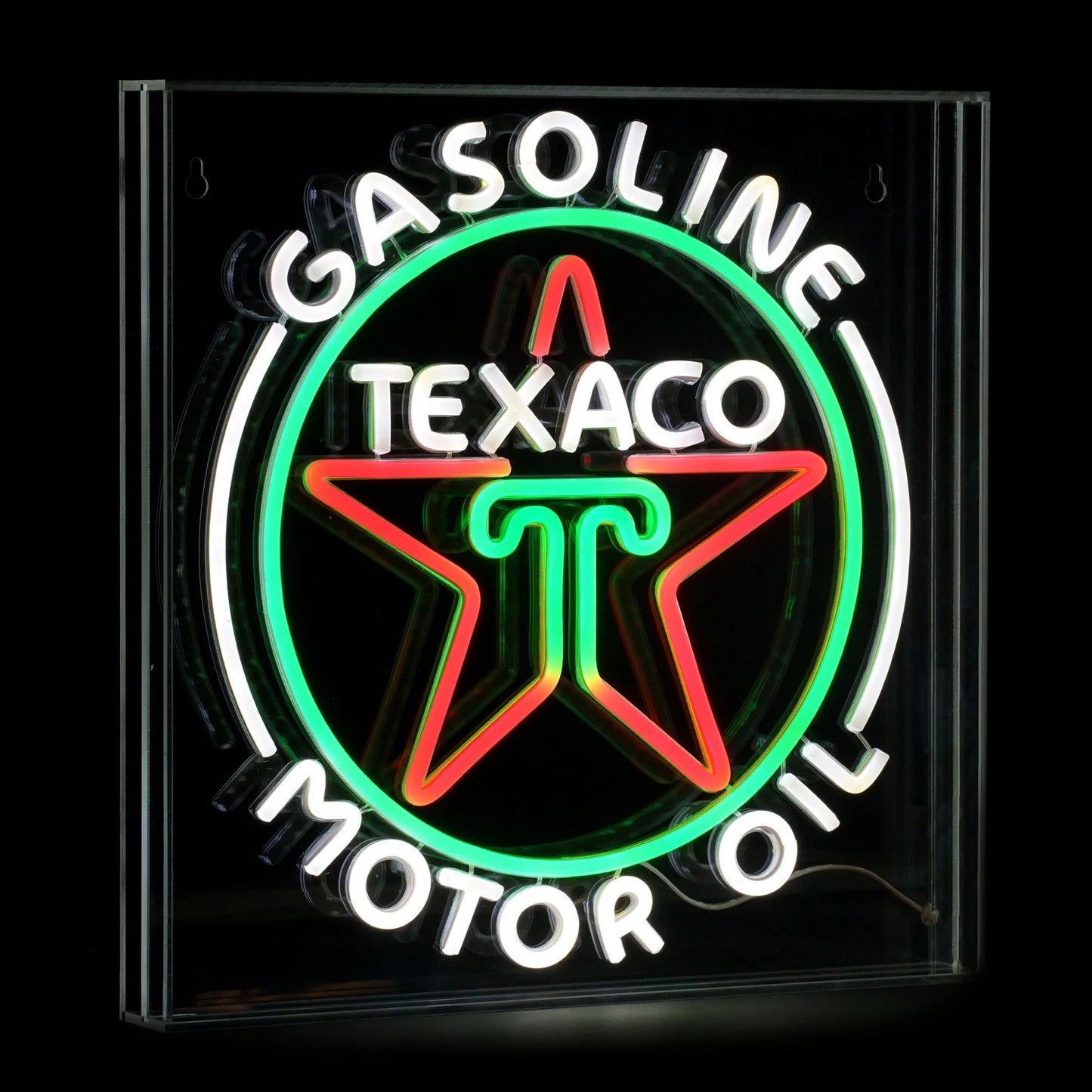 ACRYLIC LED TEXACO SIGN 16X16