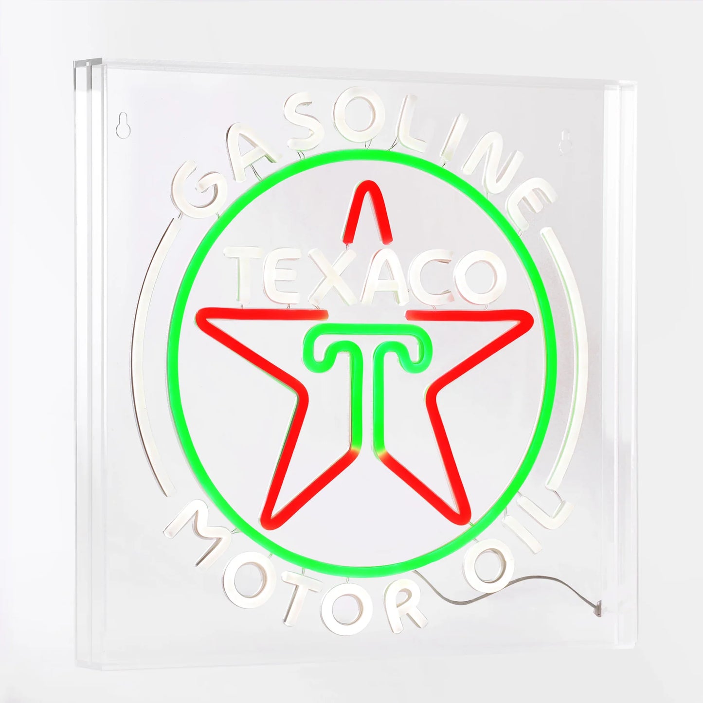 ACRYLIC LED TEXACO SIGN 16X16