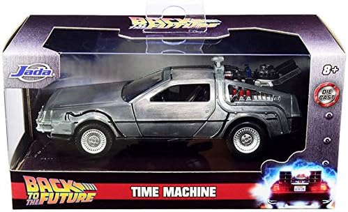 Delorean DMC Time Machine, Back to The Future 2, 1/32 Scale Diecast Model Toy Car