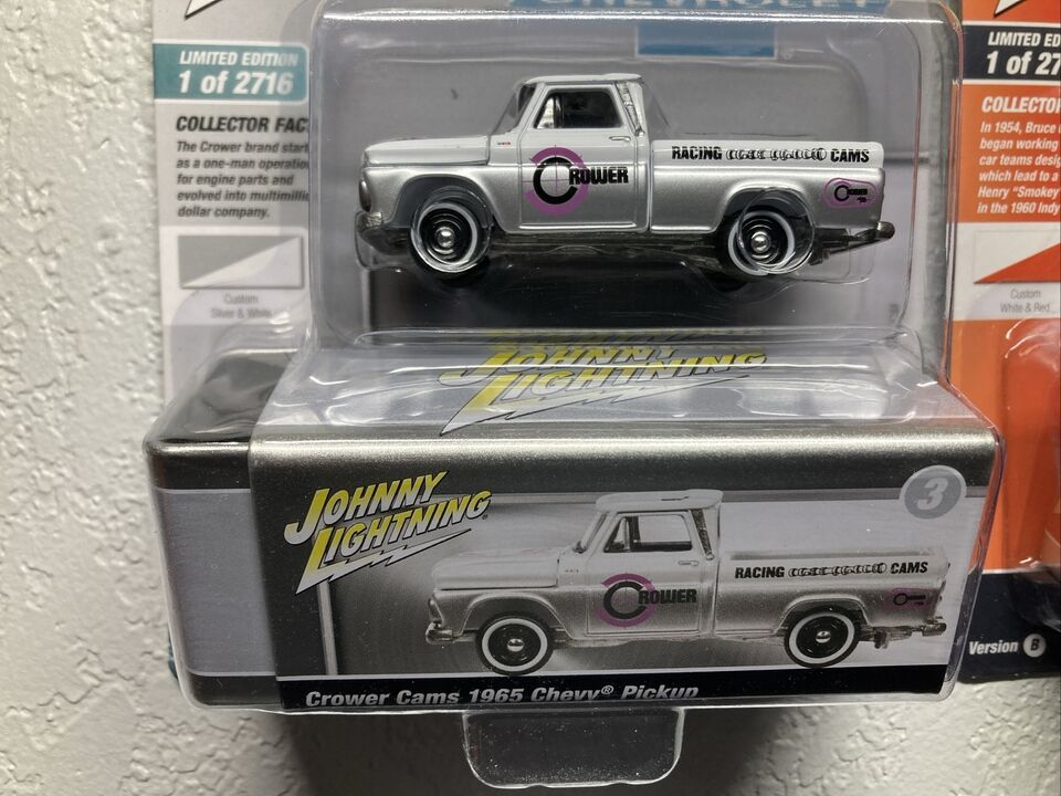 JOHNNY LIGHTNING 1:64 CROWER CAMS 1965 CHEVY TRUCK