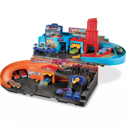 Hot Wheels Ultra Hots Sto & Go Trackset