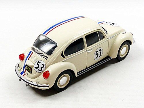 Solido 1/18 Scale Diecast - S1800505 VW Beetle Race #53 Herbie White Model Car