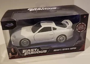 Fast & Furious Brian's White Toyota Supra 1:32 Scale Diecast Car