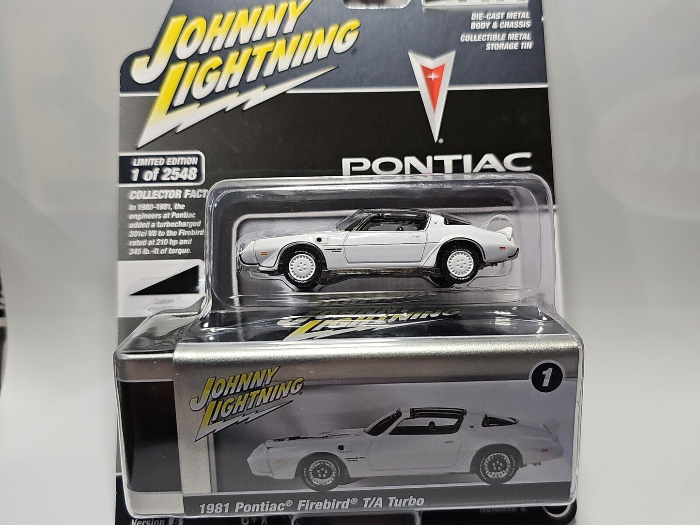 JOHNNY LIGHTNING 1981 PONTIAC FIREBIRD T/A TURBO WHITE