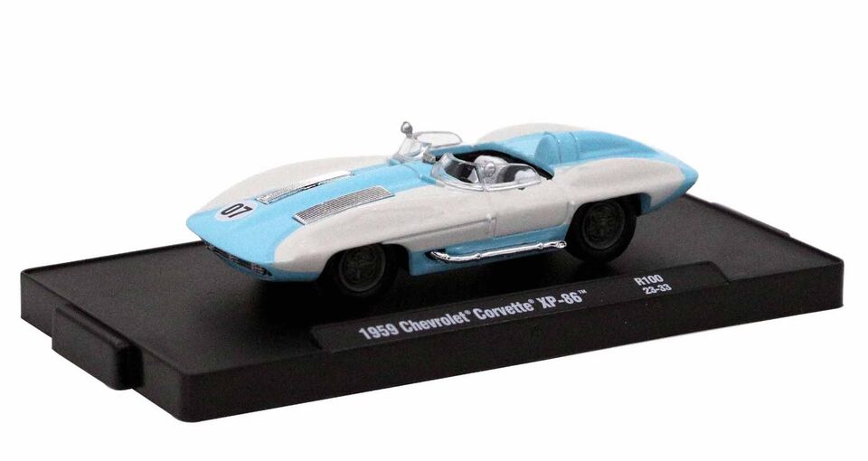 M2 Machines 1959 Chevrolet Corvette XP-86 Auto Drivers R100 1:64