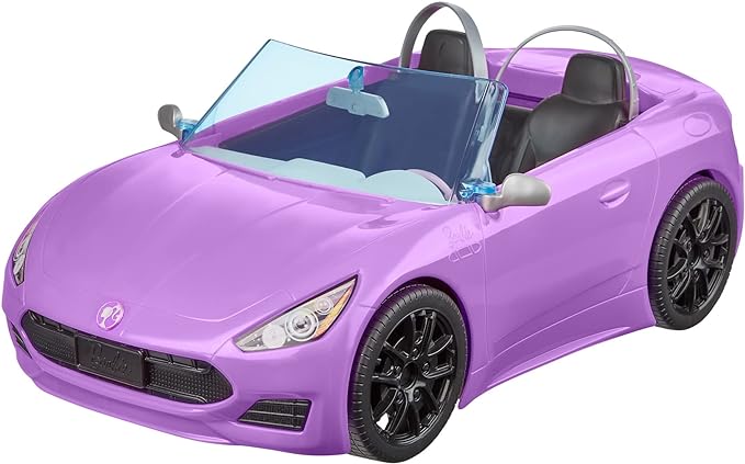 BARBIE & CONVERTIBLE CAR "PURPLE"