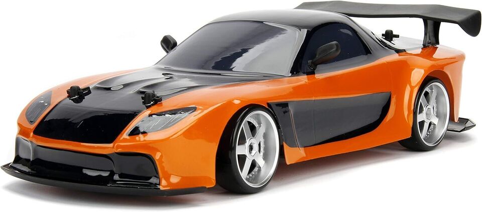 Jada Toys Fast & Furious Han’s Mazda RX-7 Drift RC Car 1: 10 Scale 1:10