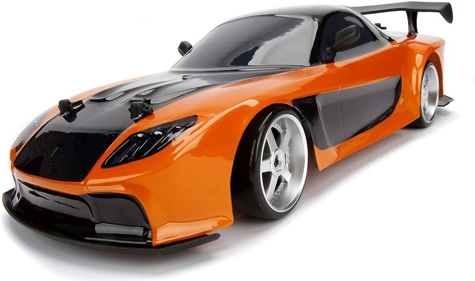 Jada Toys Fast & Furious Han’s Mazda RX-7 Drift RC Car 1: 10 Scale 1:10