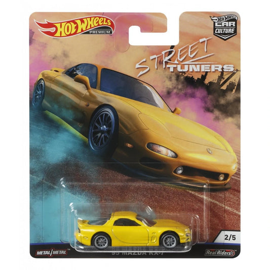 Mattel Hot Wheels Street Tuners - 95 Mazda RX-7 Collectible Die-Cast FPY86 / FYN75