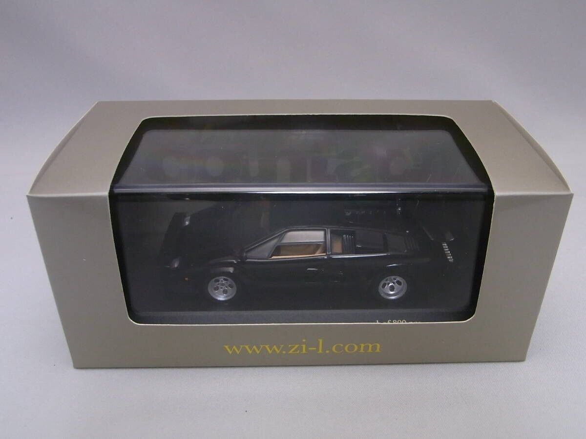 "CANNONBALL RUN" 1/43 Lamborghini Countach LP400S 1981 Black ZI-L06 Mini Car 889 Limited