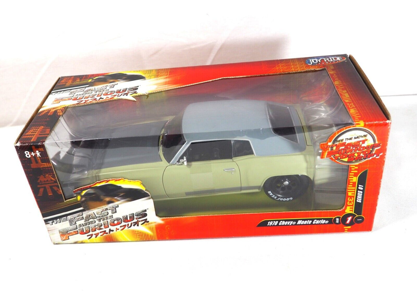 ERTL Fast Furious Tokyo Drift 1970 Chevy Monte Carlo 1:18 Diecast