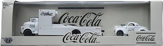 M2 Machines 1957 Dodge COE & 1941 Willys Coupe Gasser, 1:64 Scale die cast "COCA-COLA"