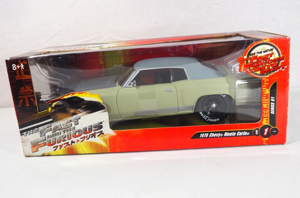 ERTL Fast Furious Tokyo Drift 1970 Chevy Monte Carlo 1:18 Diecast