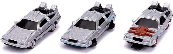 Back to The Future 1.65" Nano 3-Pack Die-cast Cars
