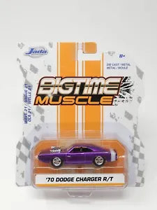 Jada Toys '70 Purple Dodge Charger R/T Big Time Muscle Wave 21 1:64 Diecast