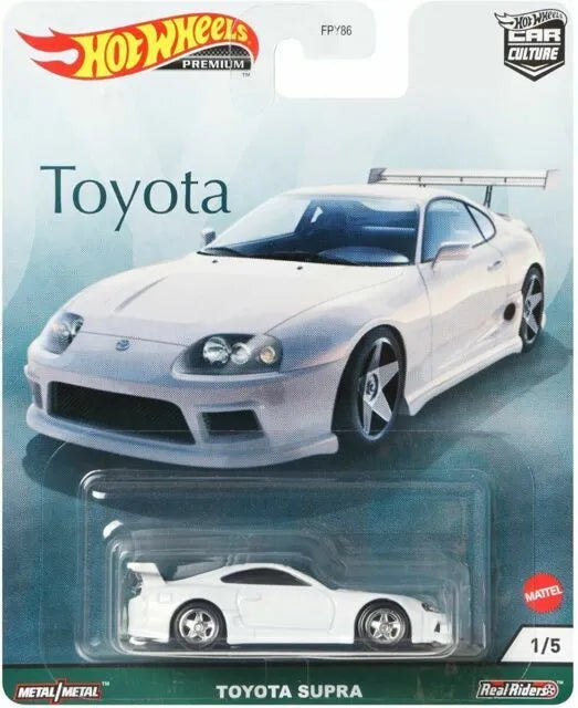 Hot Wheels 2021 Car Culture Toyota Supra 1/64 Diecast Model Car - GRJ96