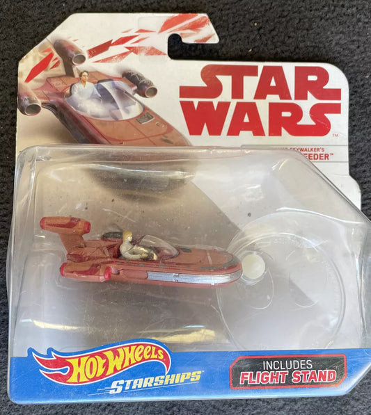 Hot Wheels Star Wars Starships Luke Skywalker's Landspeeder Mattel Brand New