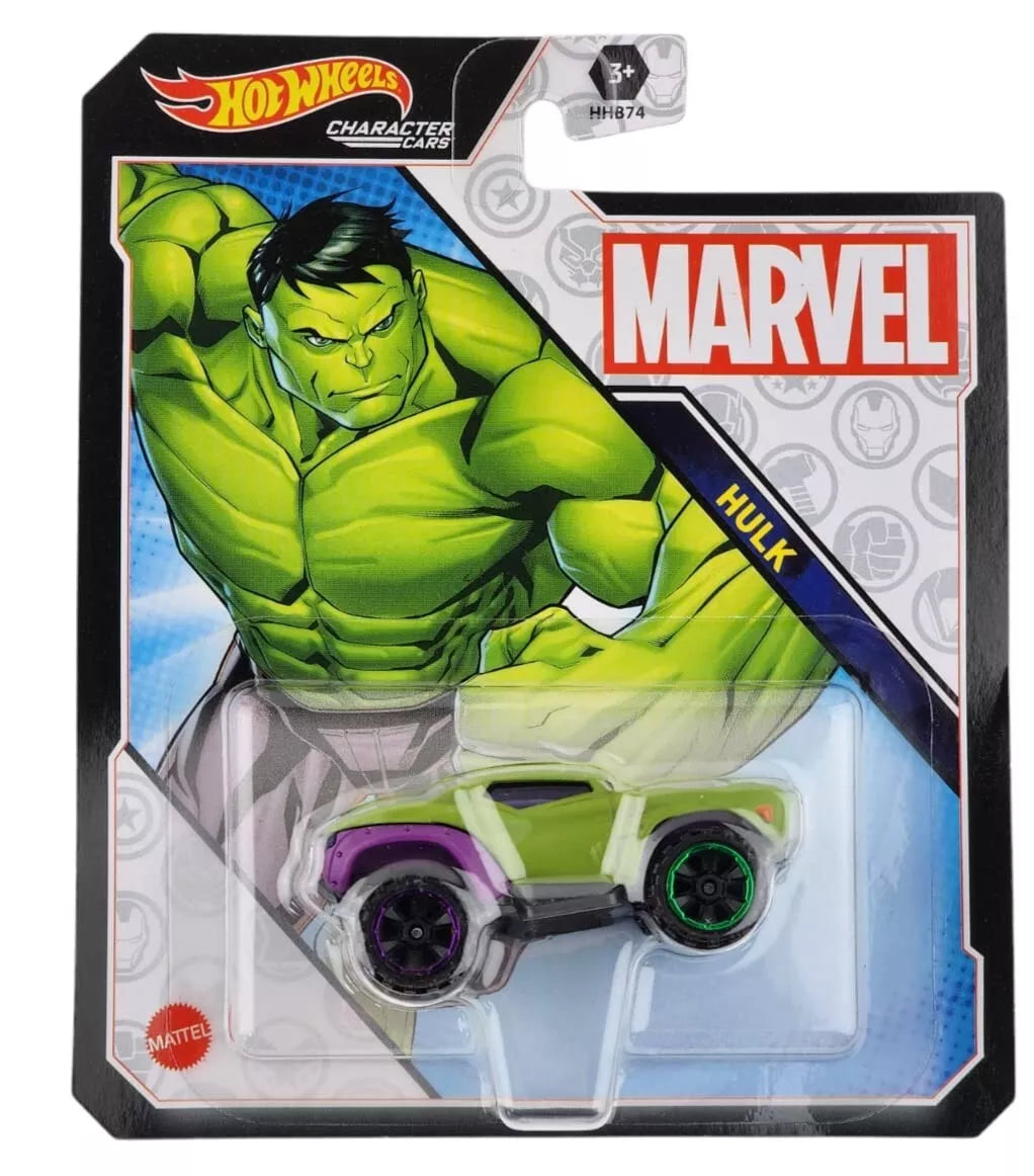 2023 Hot Wheels Marvel Character Cars Hulk 1:64 HULK Marvel