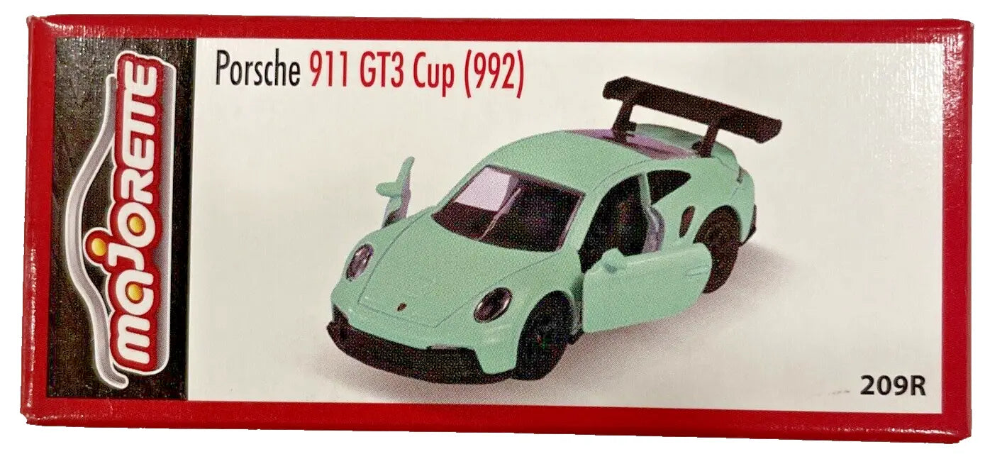 2023 Majorette Porsche 911 GT3 (992) Mint Green 1:64