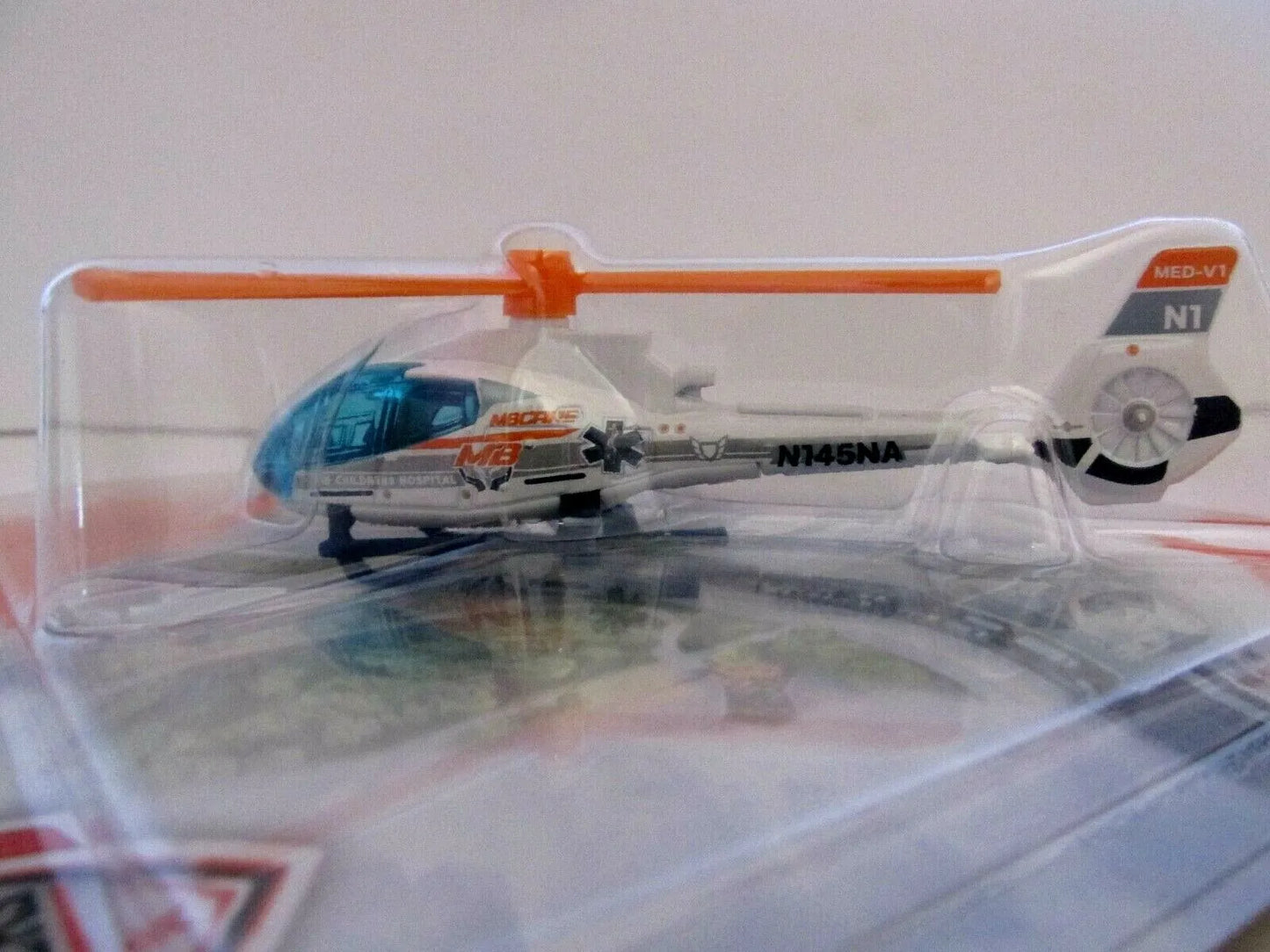 Matchbox Diecast Helicopter H130 Rescue MEDIC