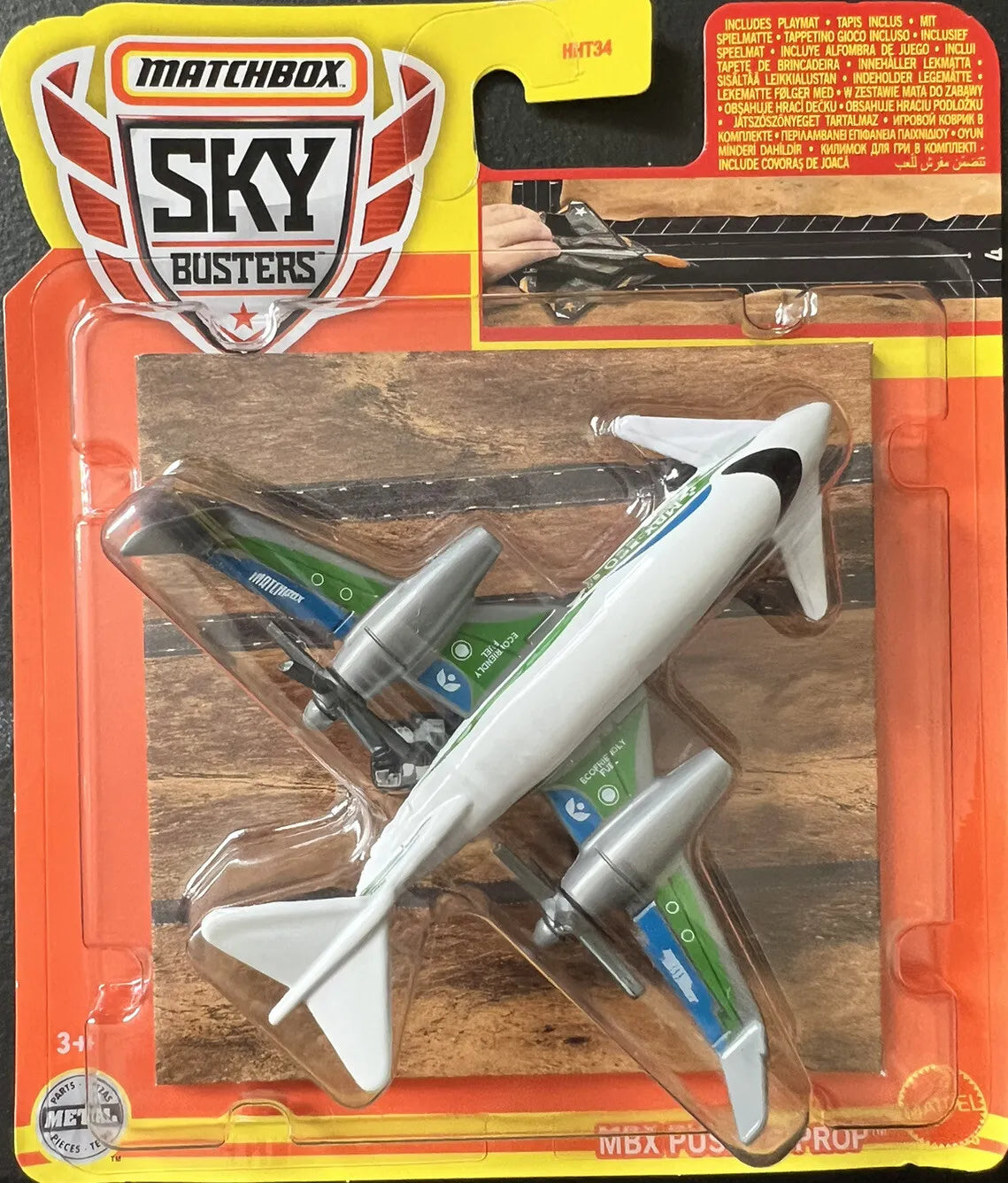 2022 Matchbox Sky Buster Pusher Prop Piaggo P-180 Eco