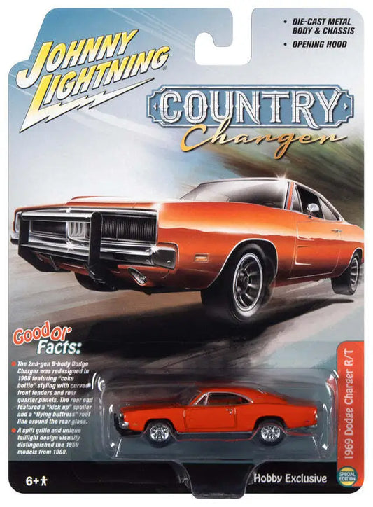 Johnny Lightning 1969 Dodge Charger 1/64 Diecast "Dukes Hazzard" Exclusive NEW