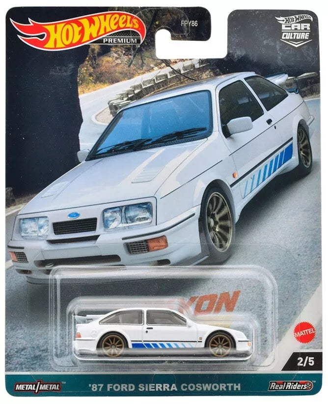 2023 Hot Wheels Car Culture Canyon Warriors '87 Ford Sierra Cosworth 1/64