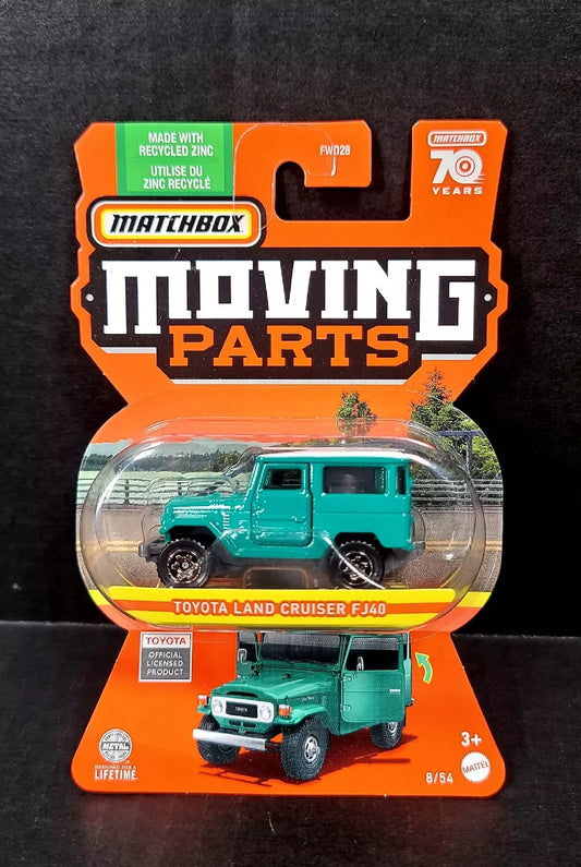 2023 Matchbox 70 Years Moving Parts Toyota Land Cruiser FJ40 Green