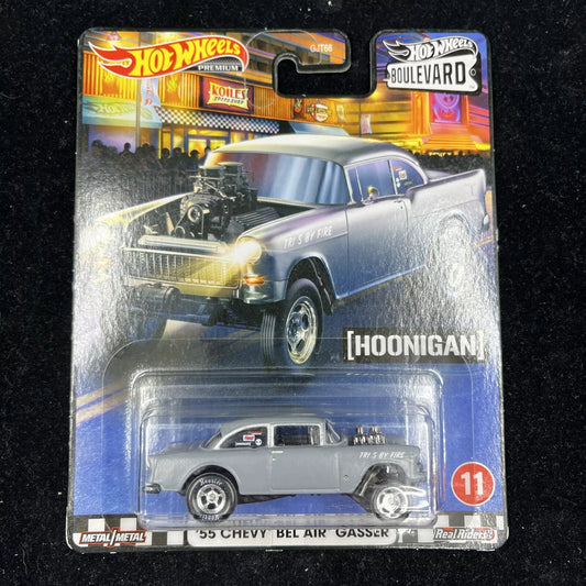 2020 Hot Wheels Premium Boulevard ‘55 Chevy Bel Air Gasser Hoonigan #11