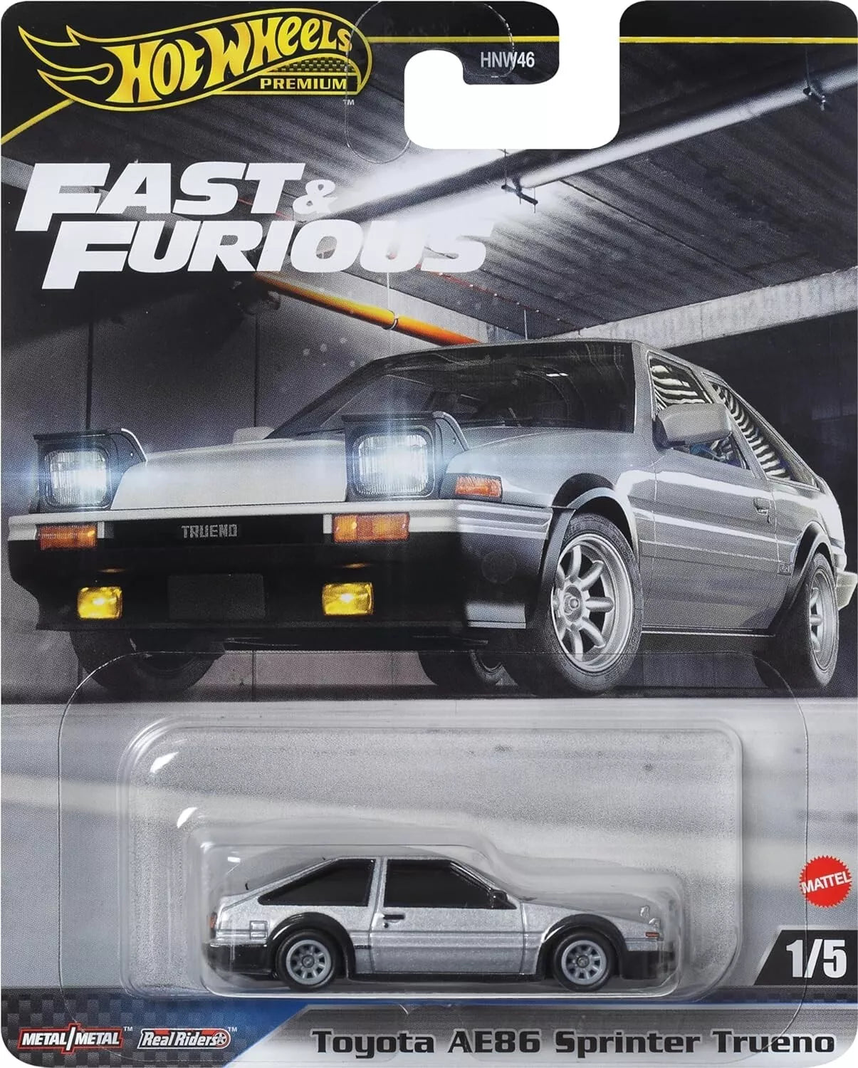 2024 Hot Wheels Fast & Furious Case E, Toyota AE86 Sprinter Trueno 1:64 Scale