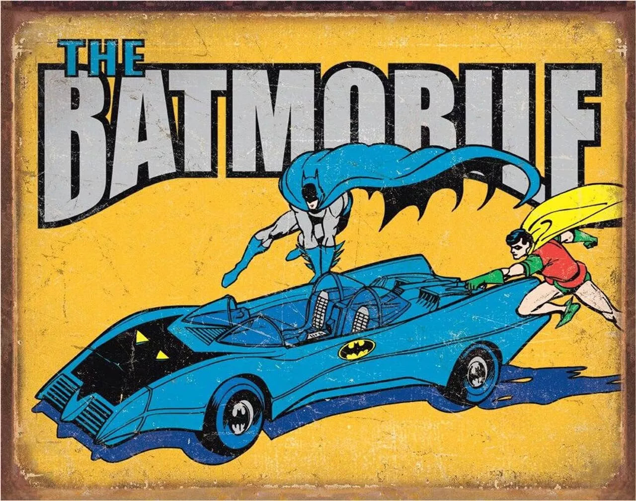 The Batmobile METAL/TIN SIGN