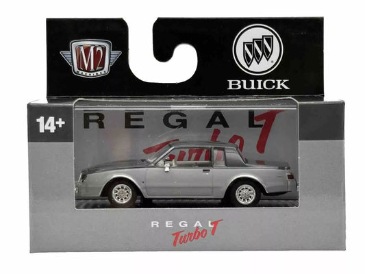 M2 Machines 2024 Team Buick Gray 1987 Buick Regal T Type