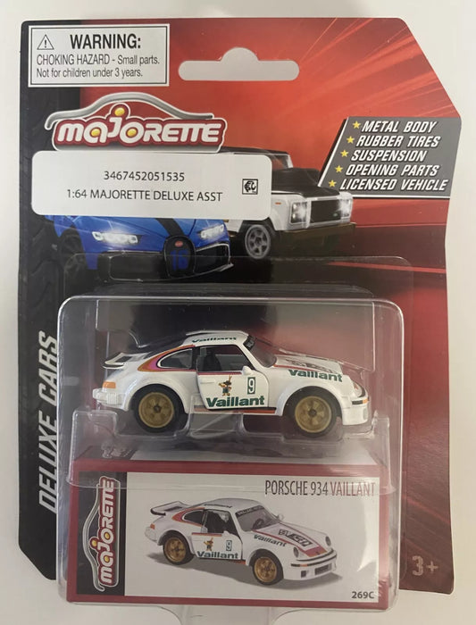 Majorette Porsche 934 Vaillant Premium Deluxe Cars 1:64 2023