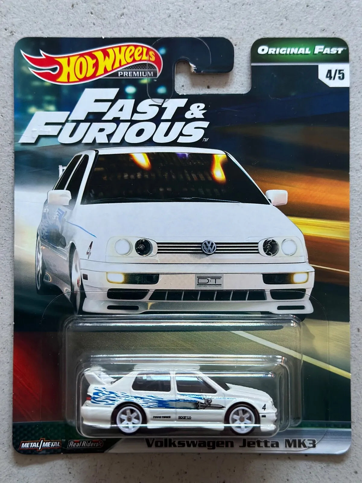 2017 Hot Wheels Premium Fast and Furious VOLKSWAGEN JETTA MK3 Original Fast