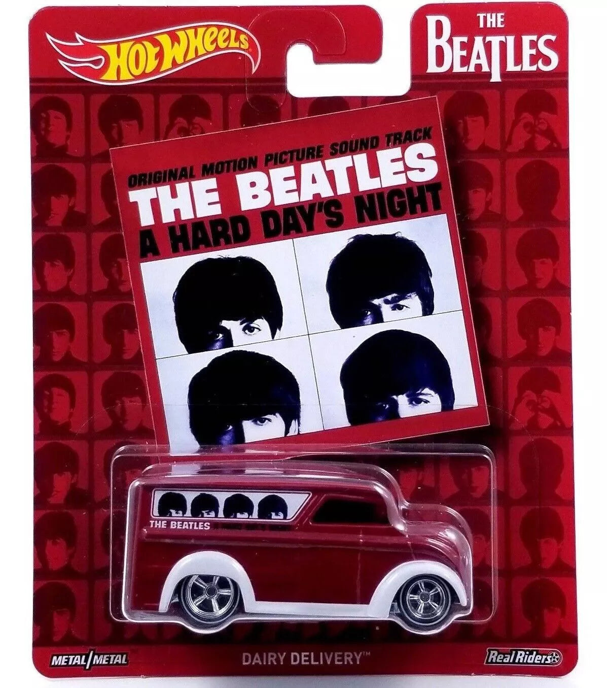 HOT WHEELS "THE BEATLES" A HARD DAY’S NIGHT (2017) DAIRY DELIVERY "New"