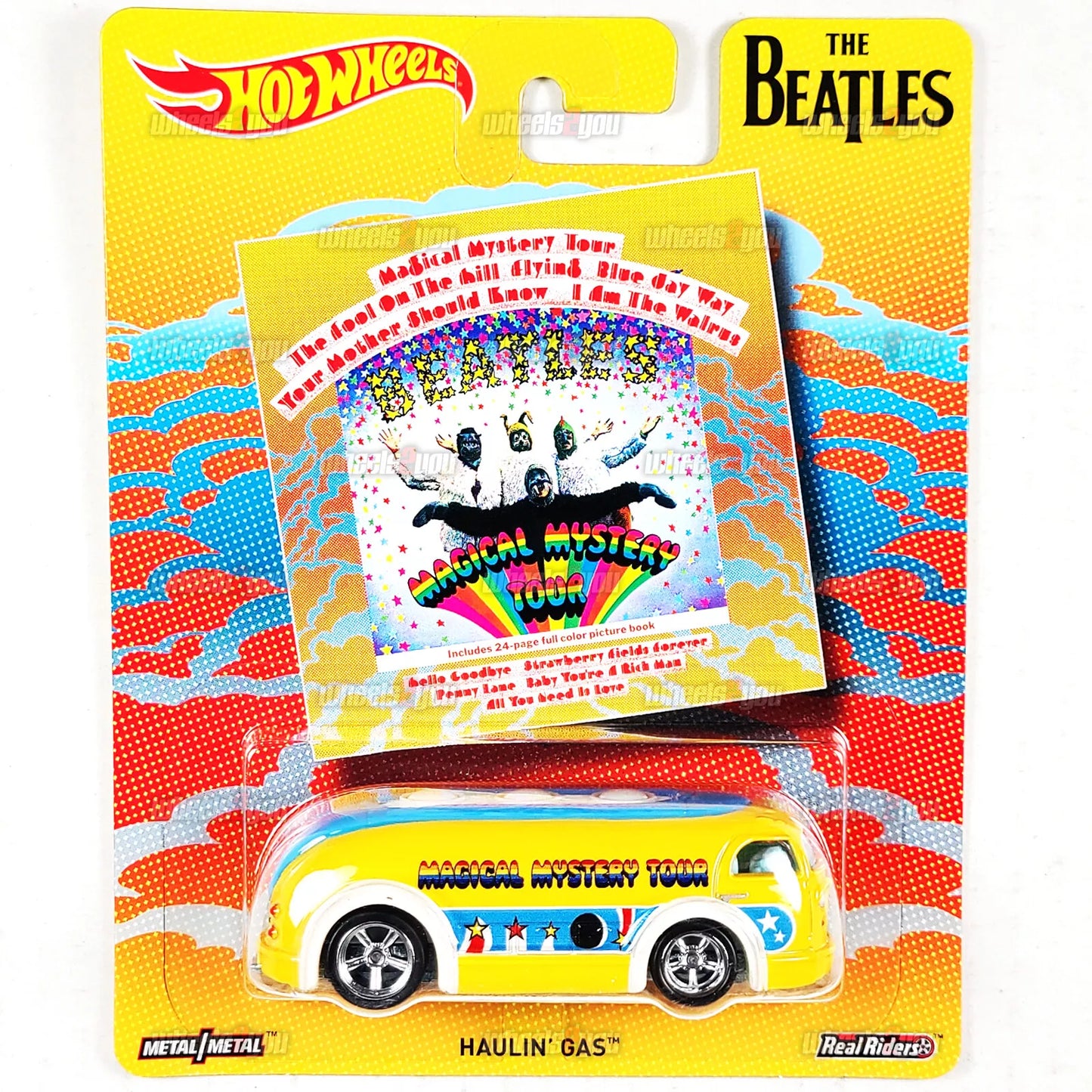 Hot Wheels- HAULIN GAS The Beatles Magical Mystery Tour - Pop Culture 1:64 DWH35