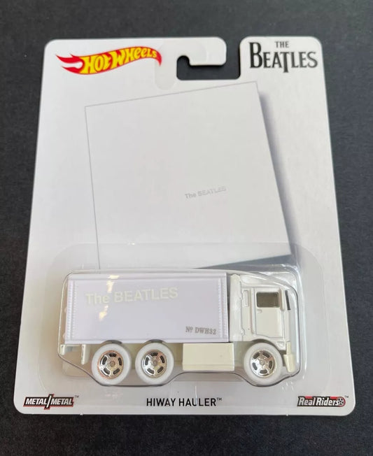 Hot Wheels THE BEATLES Hiway Hauler Real Riders Pop Culture Metal/Metal White