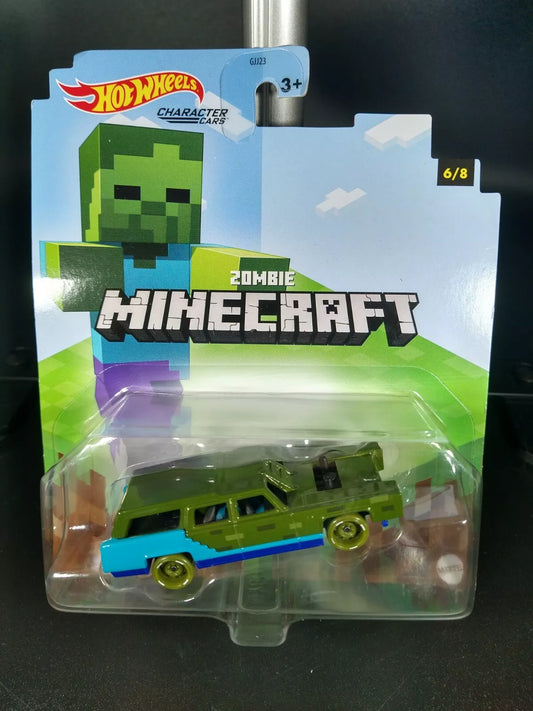 Hot Wheels ZOMBIE Minecraft Character Cars 1/64 NEW