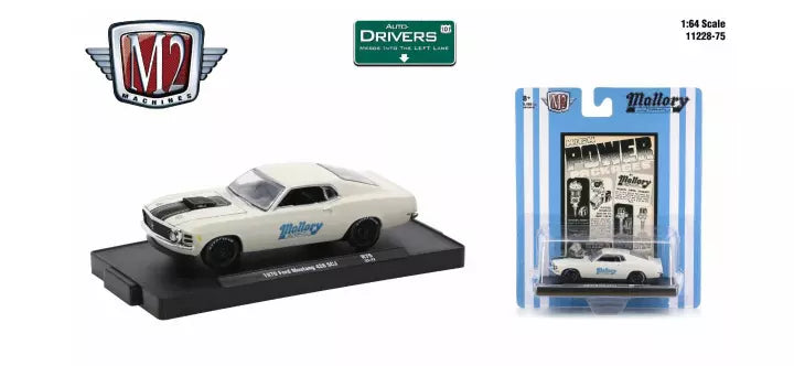 M2 Machines Auto-Drivers 1:64 R75 1970 Ford Mustang 428 SCJ