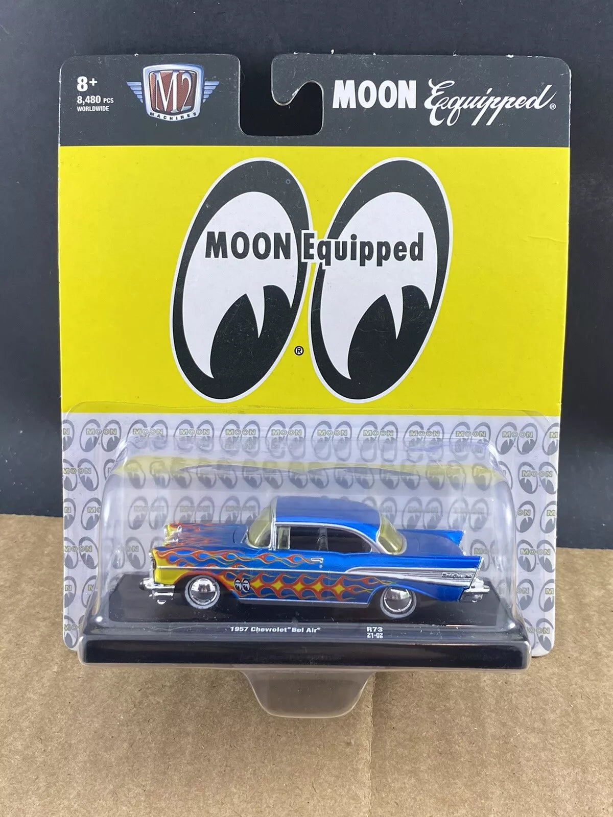 M2 Machines Moon Equipped 1957 Chevrolet Bel Air R73 1/64