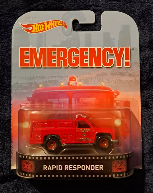 2014 Hot Wheels Retro Entertainment Emergency! Rapid Responder