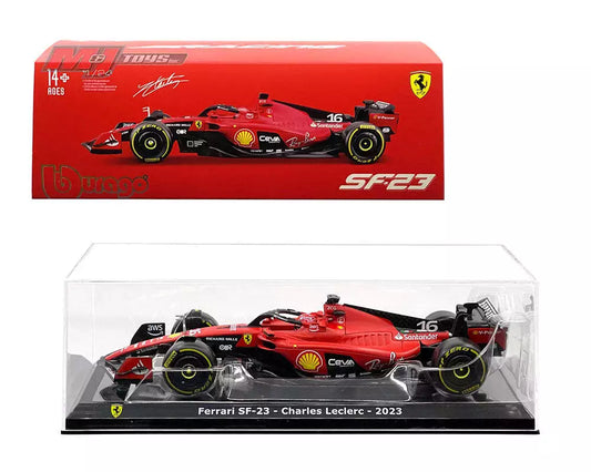 Bburago 1:24 F1 Ferrari SF-23 #16 Charles Leclerc DIECAST MODEL